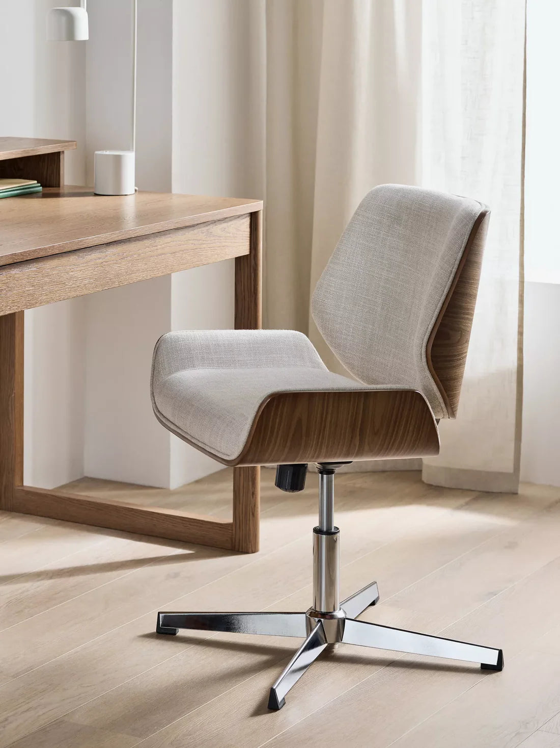 John Lewis Melrose Office Chair, Natural