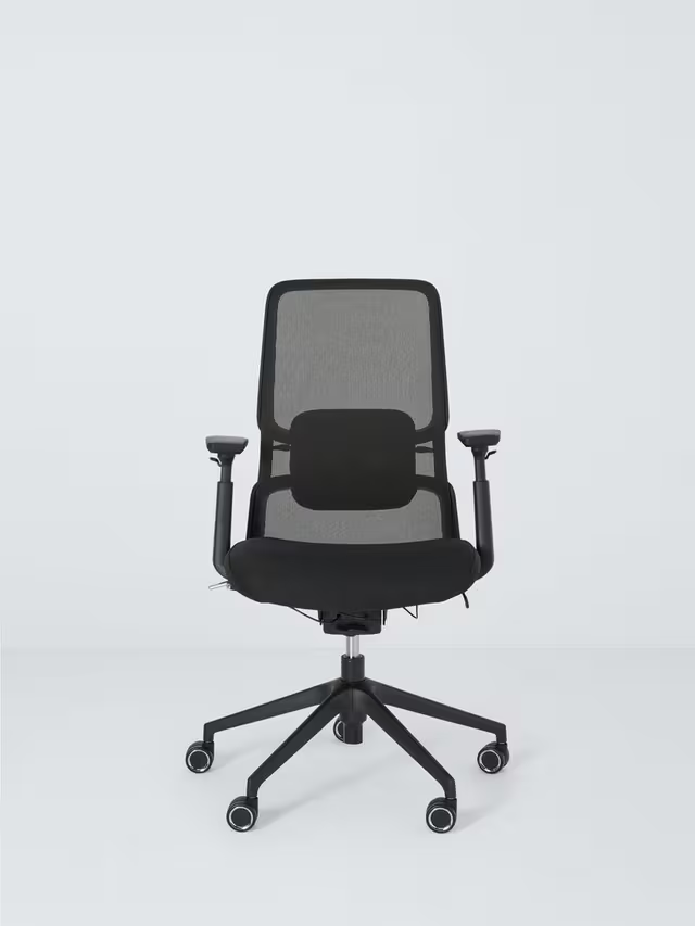 John Lewis James Mesh Office Chair, Black