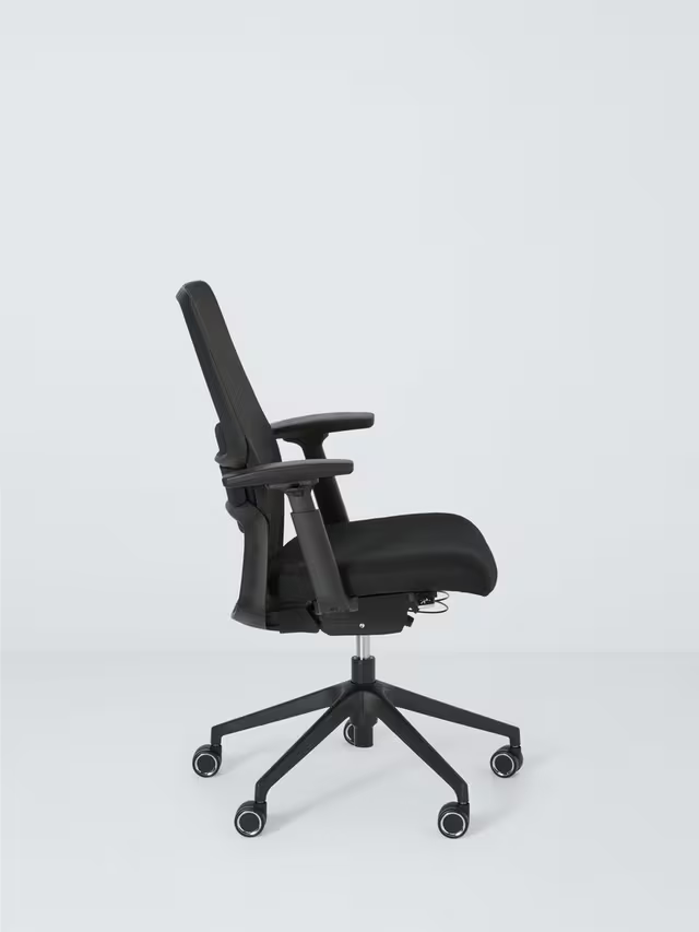John Lewis James Mesh Office Chair, Black
