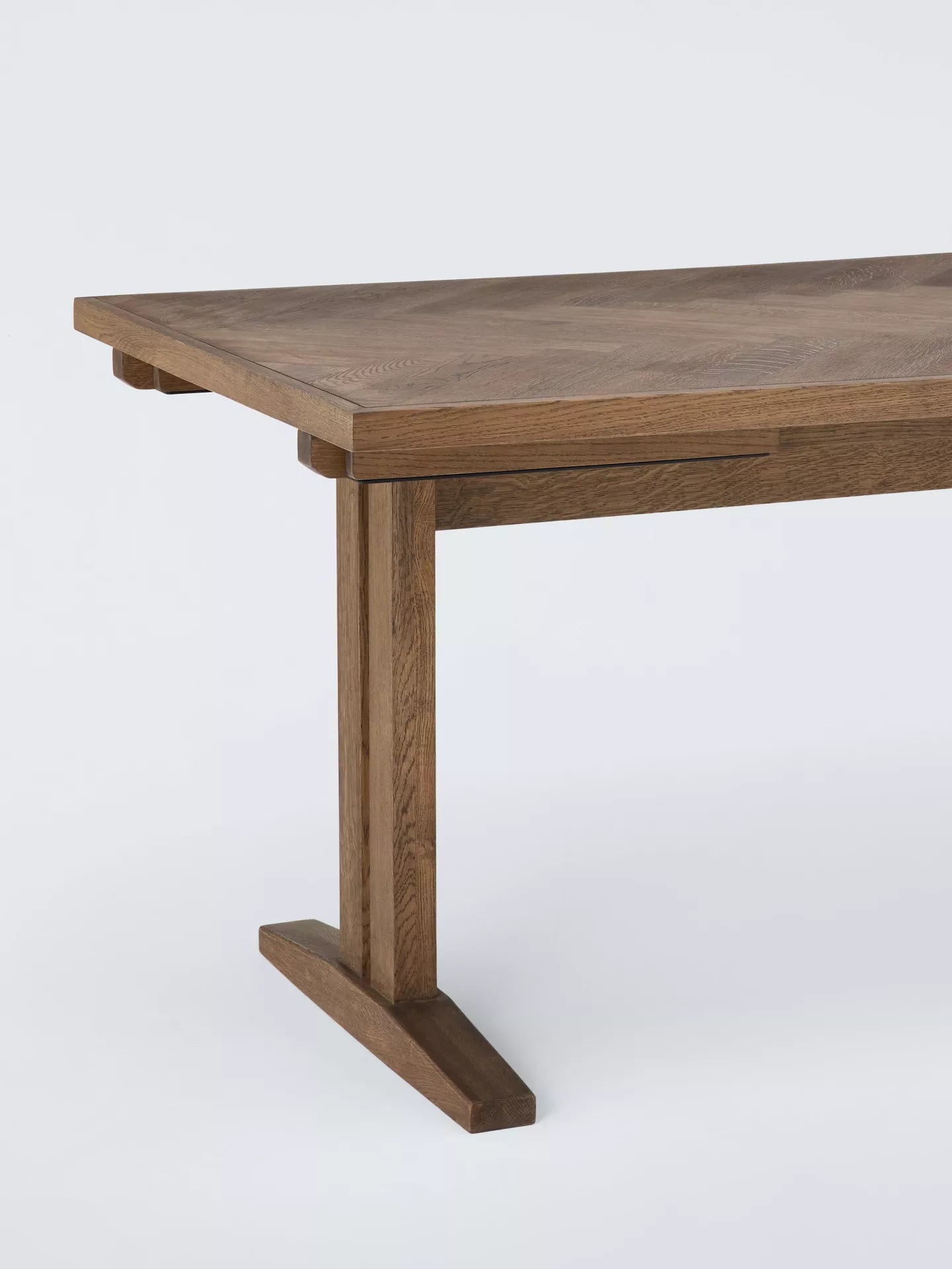 John Lewis Estate 6-10 Seater Extending Dining Table, Dark