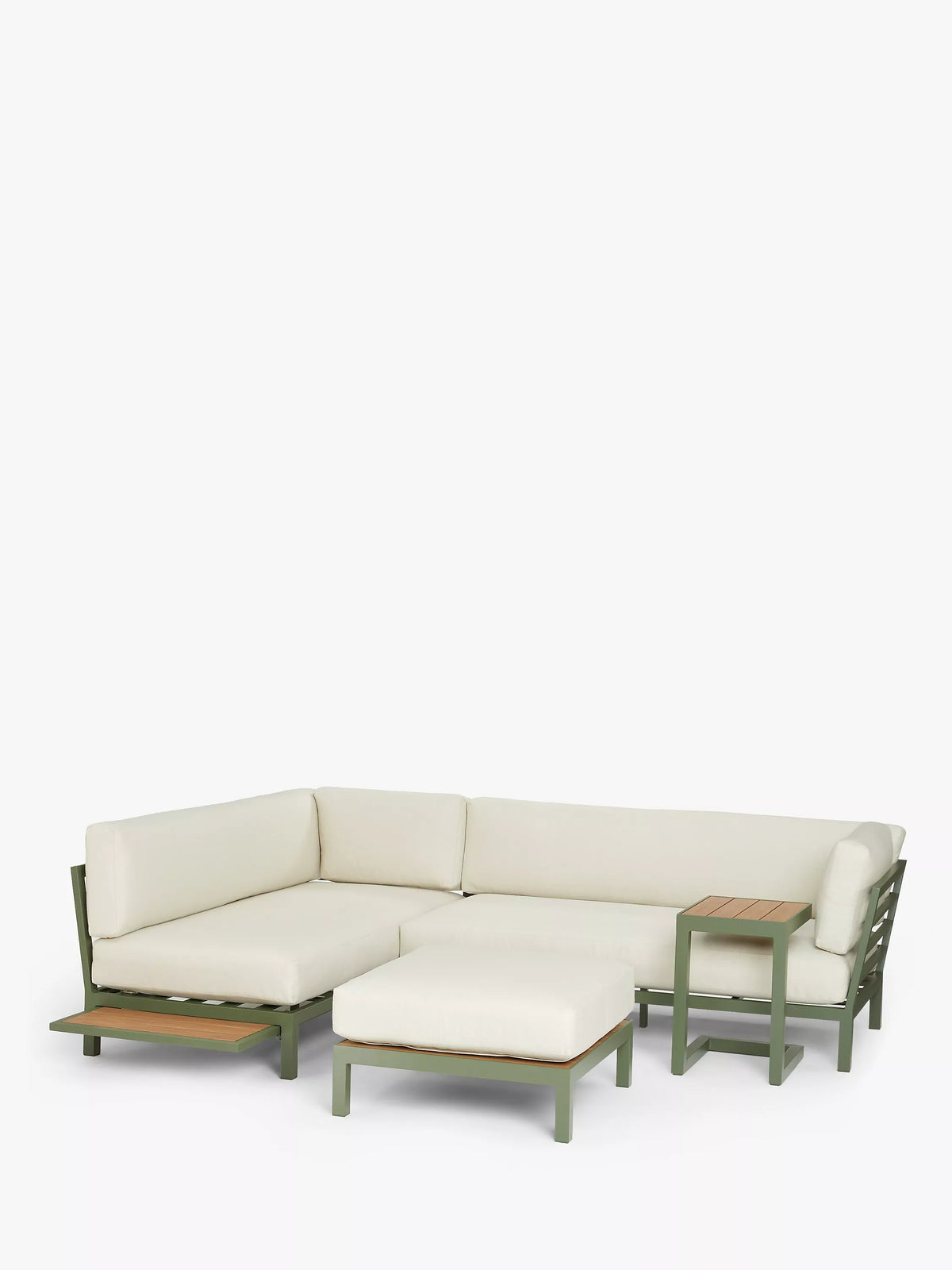 John Lewis Platform Modular 4-Seater Garden Lounging Set Blue