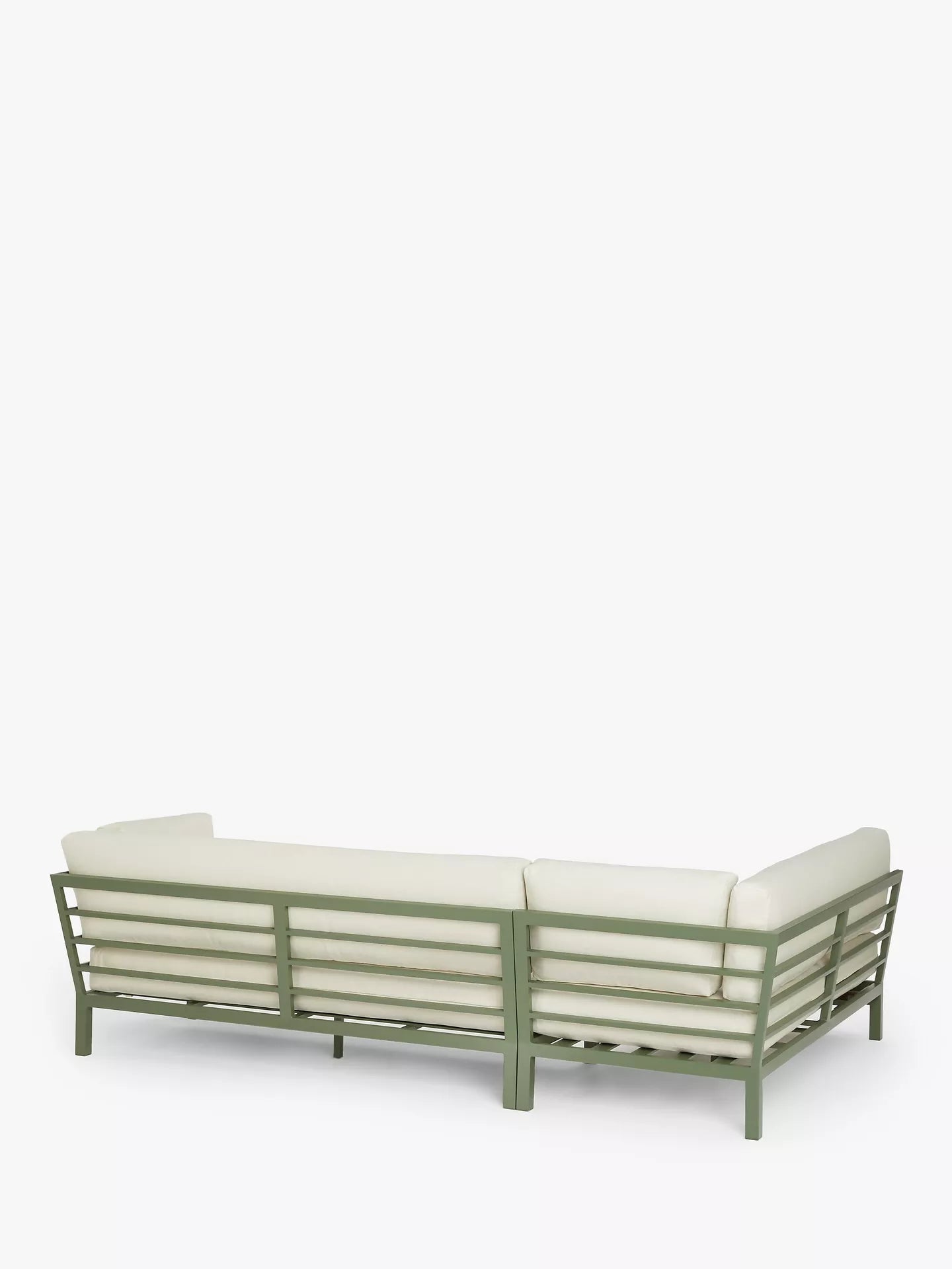 John Lewis Platform Modular 4-Seater Garden Lounging Set, Green