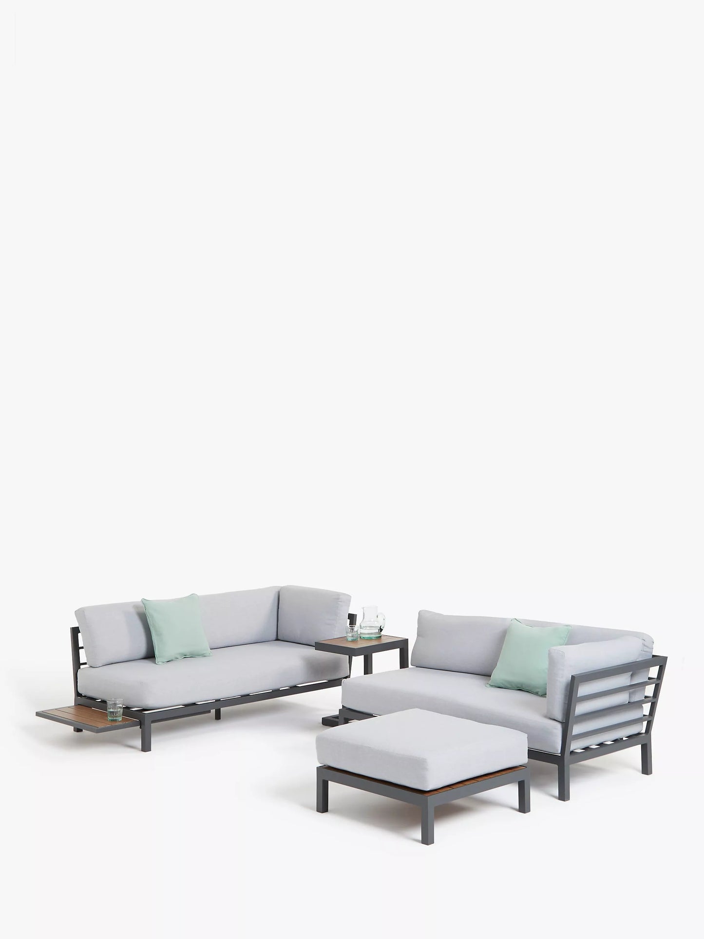 John Lewis Platform Modular 4-Seater Garden Lounging Set