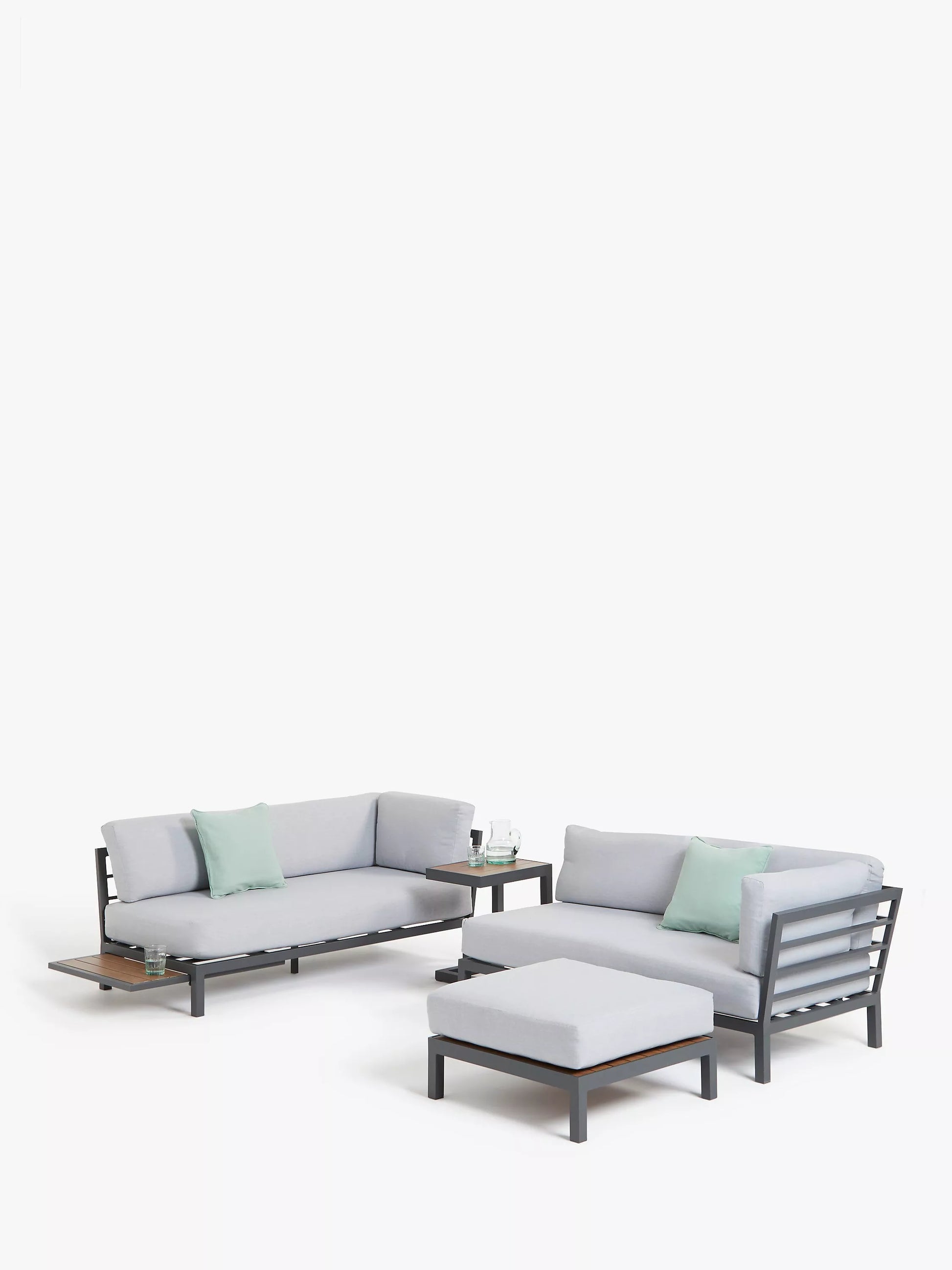 John Lewis Platform Modular 4-Seater Garden Lounging Set