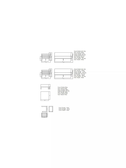 John Lewis Platform Modular 4-Seater Garden Lounging Set
