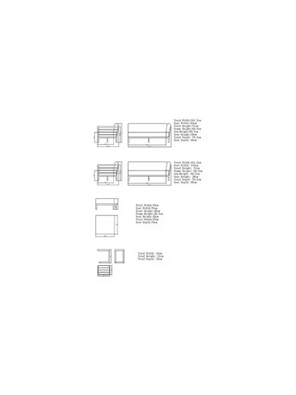 John Lewis Platform Modular 4-Seater Garden Lounging Set Grey