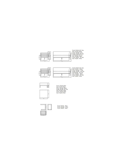 John Lewis Platform Modular 4-Seater Garden Lounging Set
