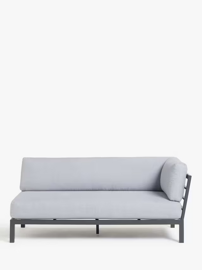 John Lewis Platform Modular 4-Seater Garden Lounging Set Grey