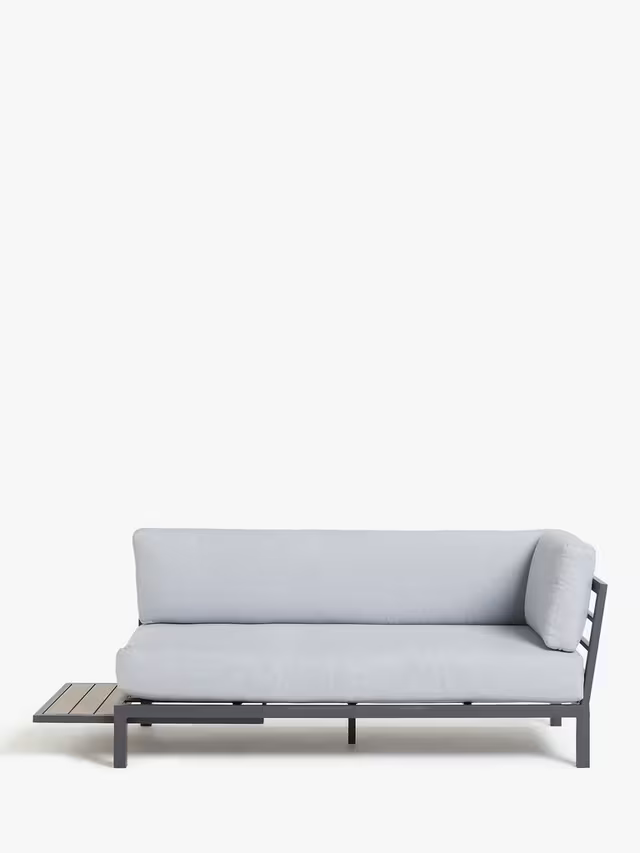 John Lewis Platform Modular 4-Seater Lounging Set Grey Garden