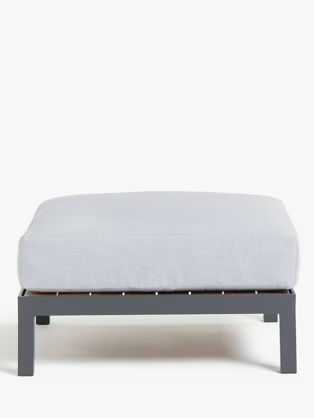 John Lewis Platform Modular 4-Seater Garden Lounging Set Grey