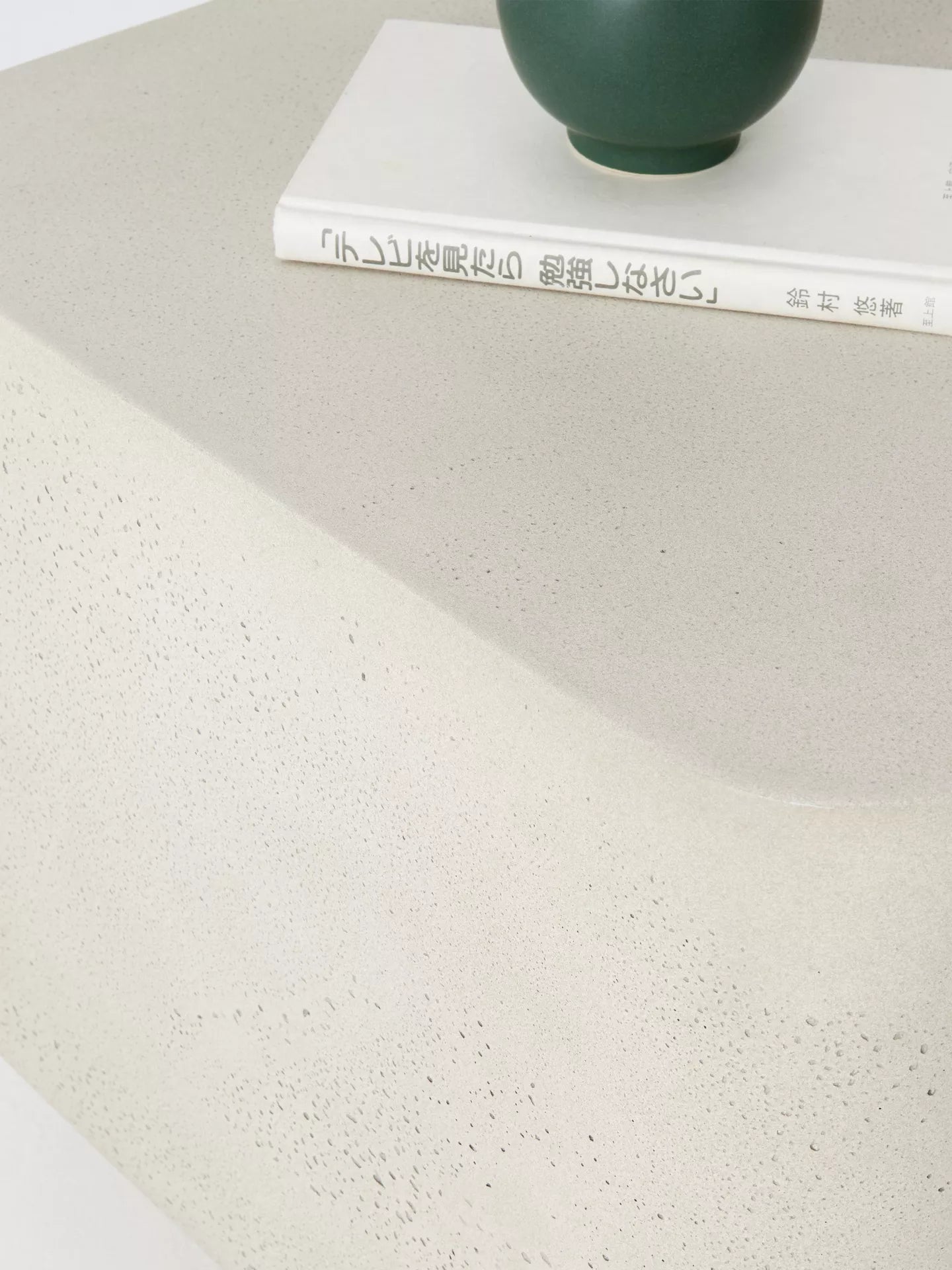 John Lewis Square Indoor/Outdoor Side Table, 45cm, Concrete
