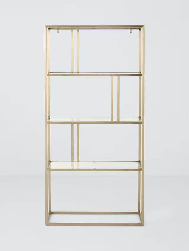 John Lewis Langham Bookcase, Brass
