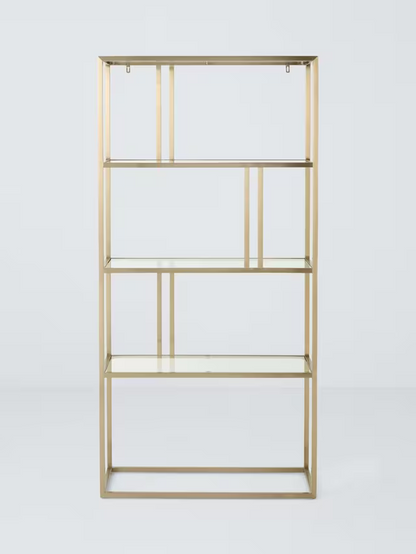 John Lewis Langham Bookcase, Brass