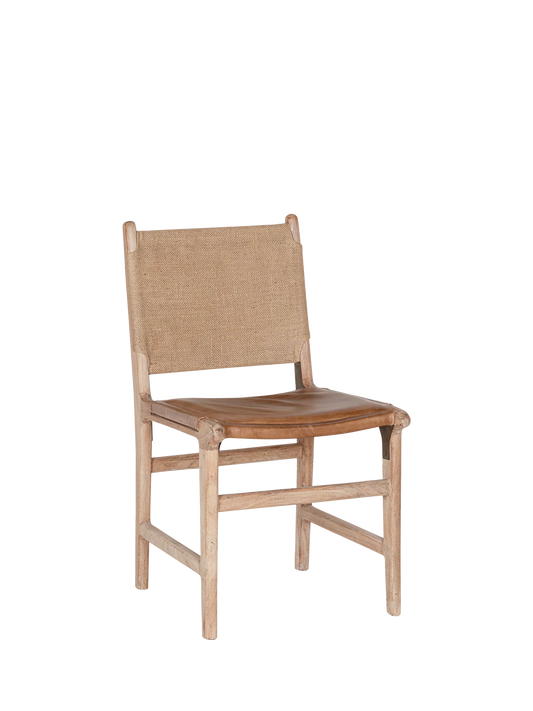 nkuku Nayan Dining Chair, Tan