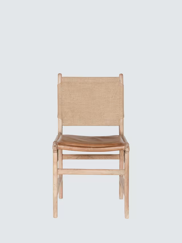 nkuku Nayan Dining Chair, Tan