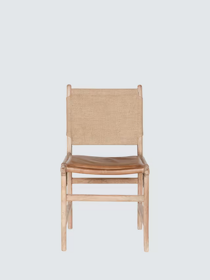 nkuku Nayan Dining Chair, Tan