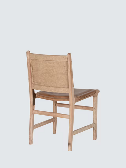 nkuku Nayan Dining Chair, Tan