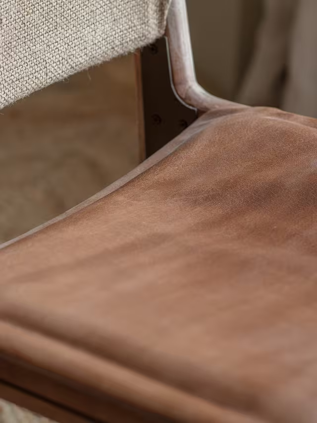 nkuku Nayan Dining Chair, Tan