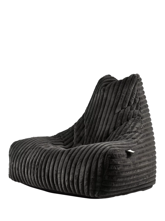 Extreme Lounging Cord Beanbag Chair, Grey