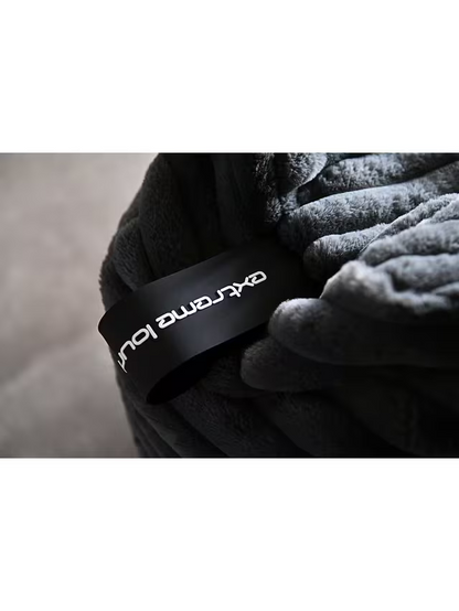 Extreme Lounging Cord Beanbag Chair, Grey