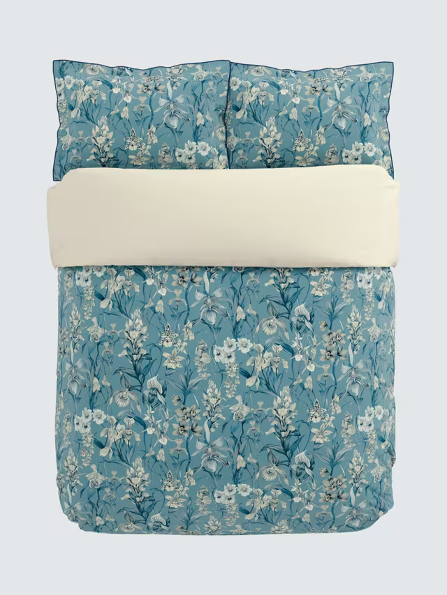 Harlequin Kalina Floral King Duvet Cover, Blue/Multi