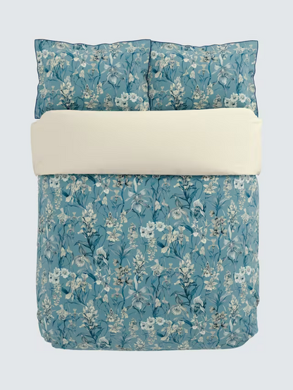Harlequin Kalina Floral King Duvet Cover, Blue/Multi
