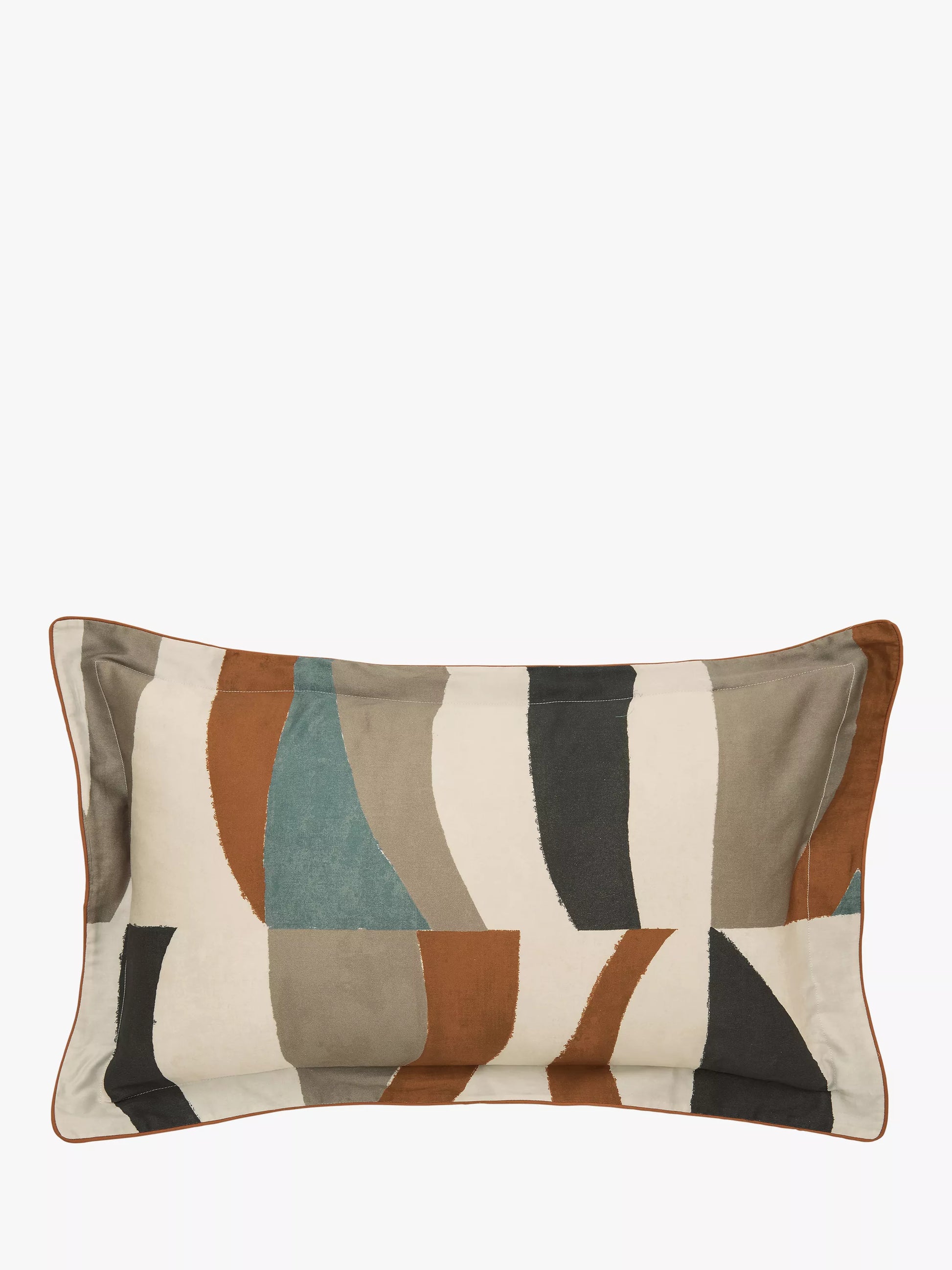 Harlequin Torillo King Duvet Cover, Black Earth/Cornflower/Walnut