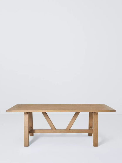 John Lewis Reclaimed Timber Dining Table, Natural