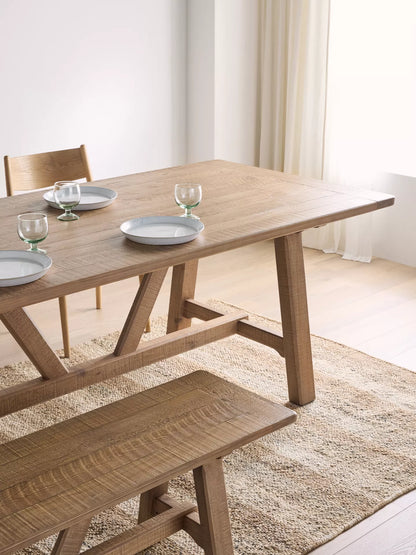 John Lewis Reclaimed Timber Dining Table, Natural