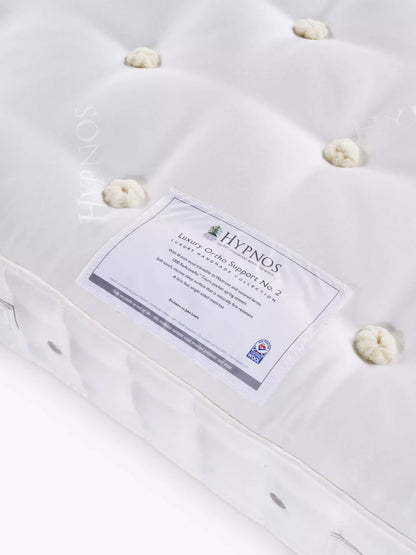 Hypnos Luxury Ortho Support No. 2 Pocket Spring Mattress, Firm Tension, Super King Size
