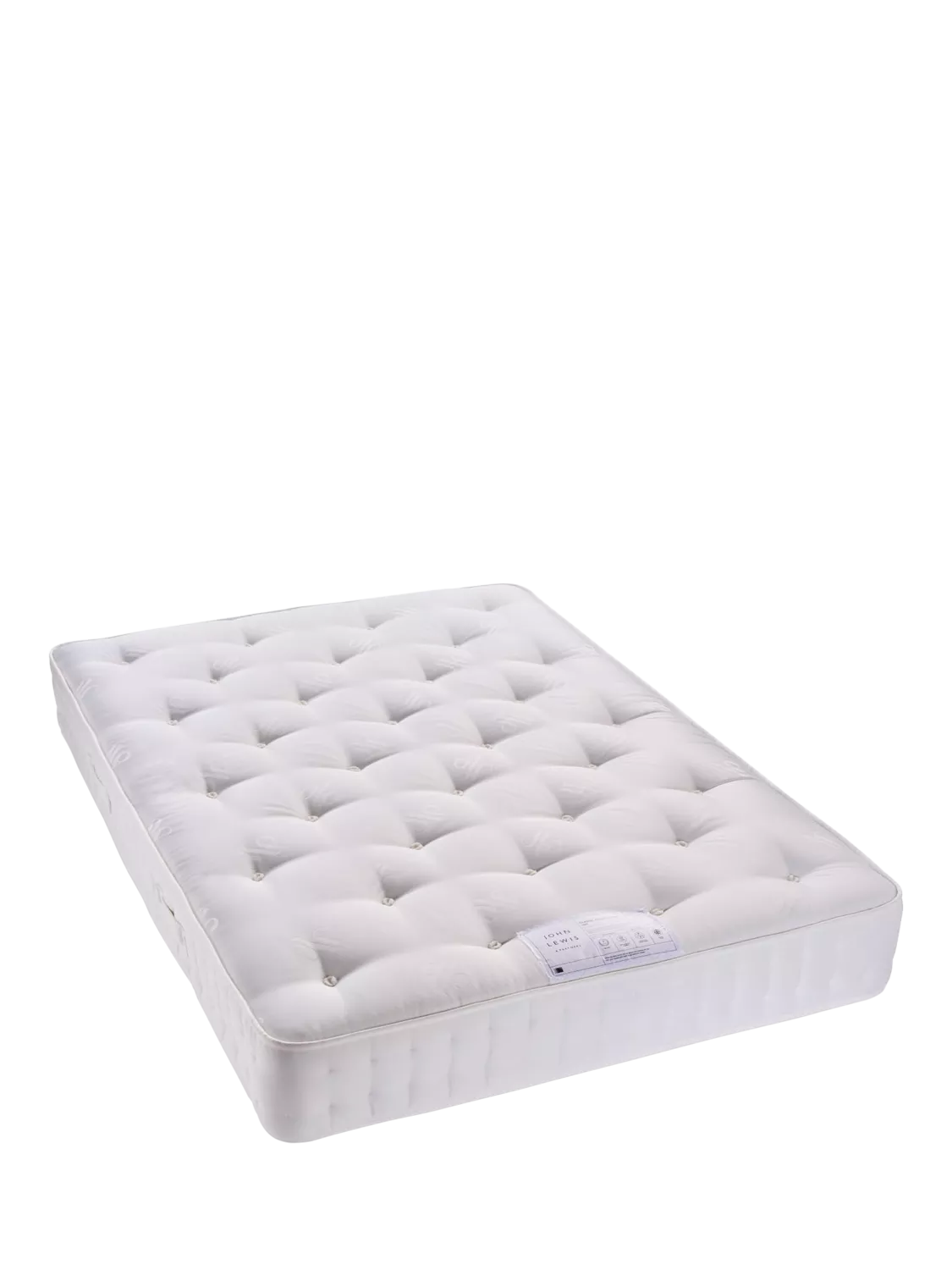 John Lewis Classic Collection 1200 Pocket Spring Mattress, Firm Tension, Small Double
