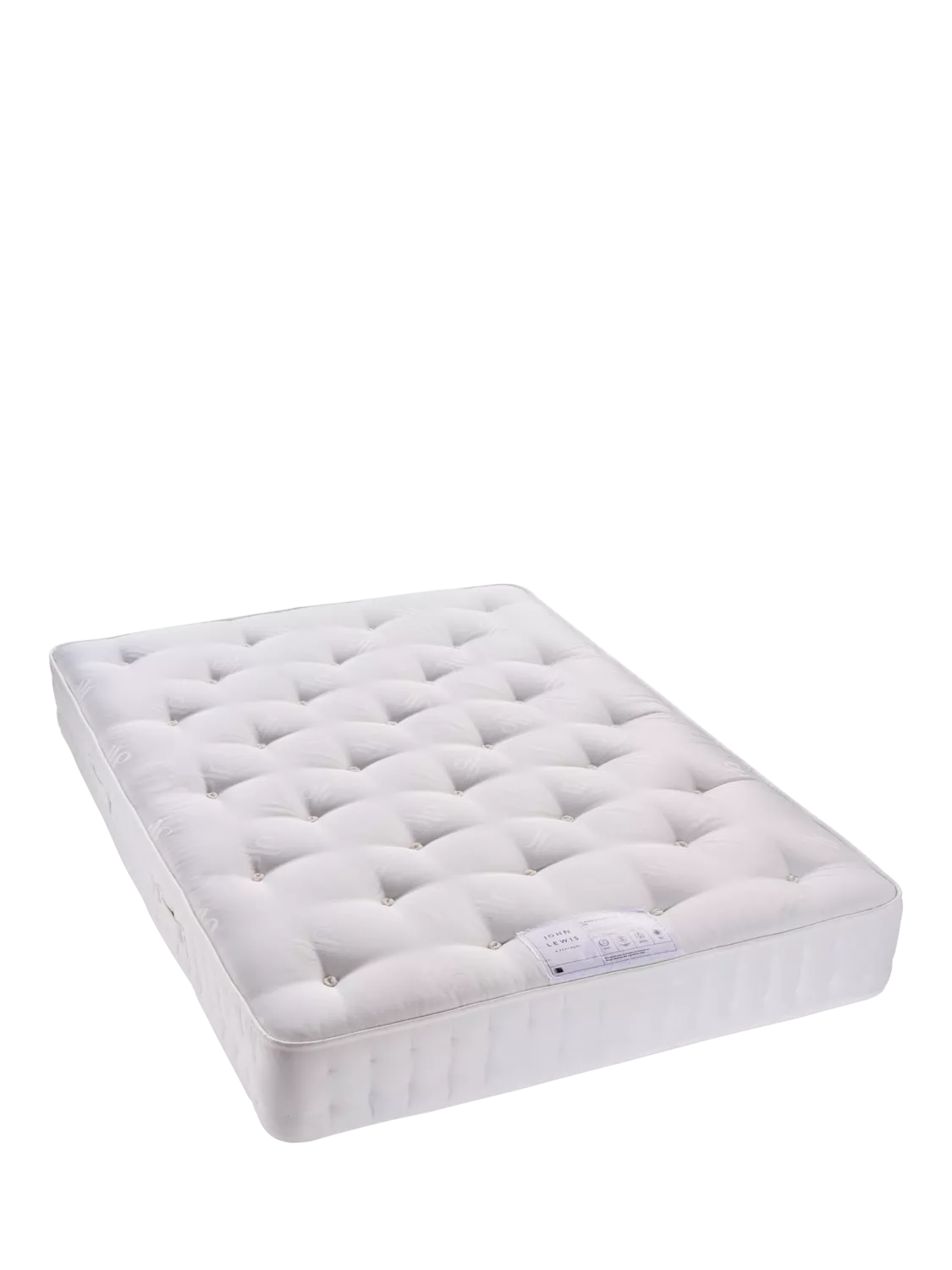 John Lewis Classic Collection 1200 Pocket Spring Mattress, Firm Tension, Double