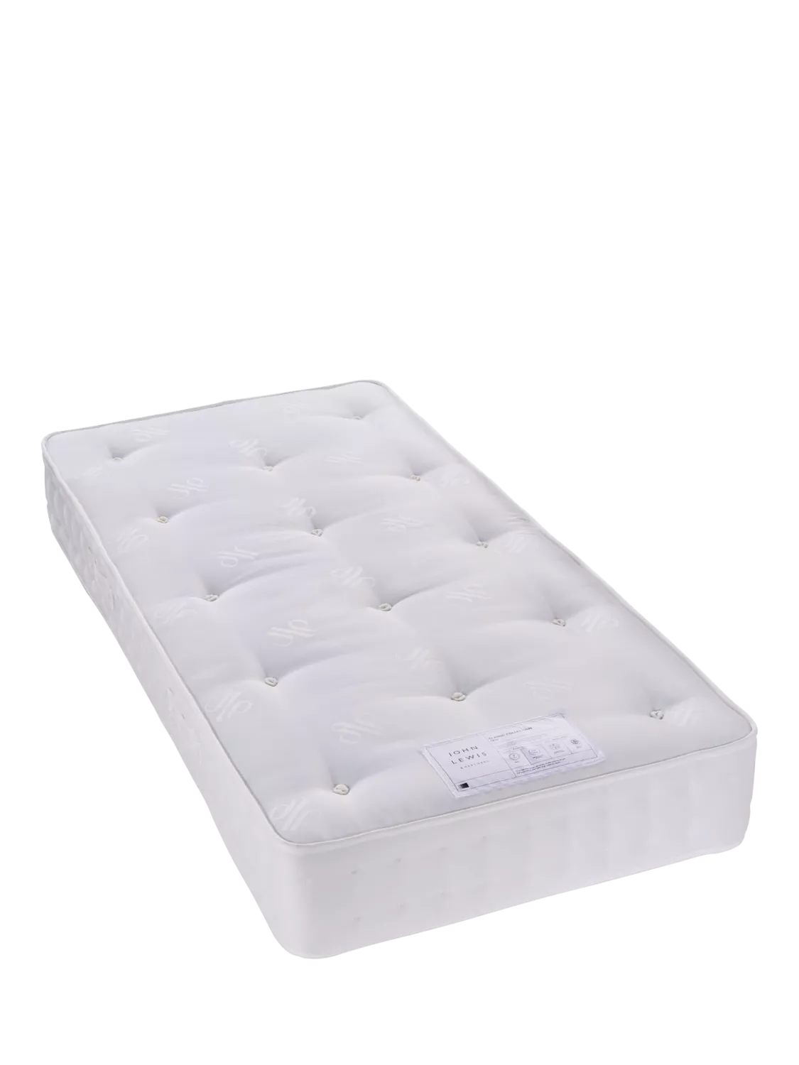John Lewis Classic Collection 1400 Pocket Spring Mattress, Medium/Firm Tension, Single