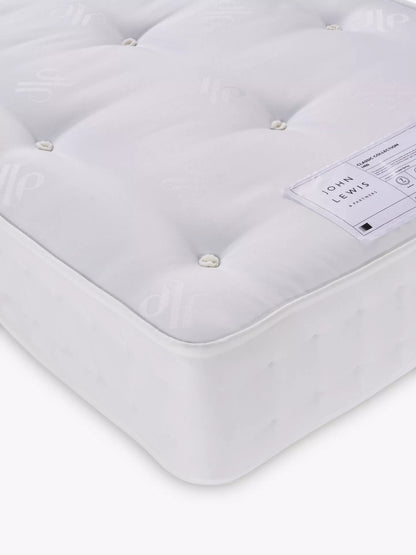 John Lewis Classic Collection 1400 Pocket Spring Mattress, Medium/Firm Tension, Single