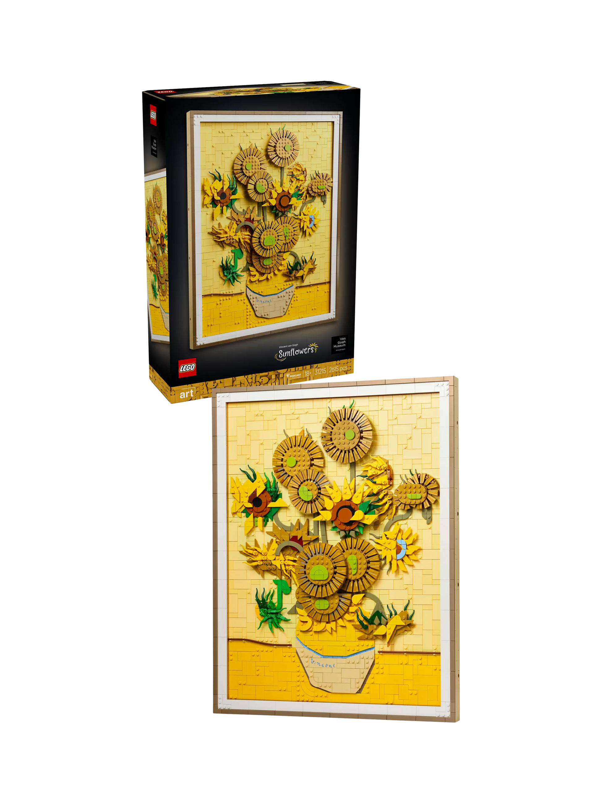 LEGO Art Vincent Van Gogh Sunflowers Building Set 31215