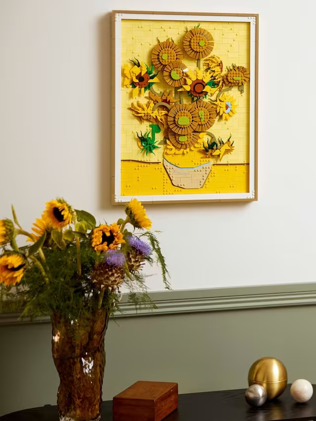 LEGO Art Vincent Van Gogh Sunflowers Building Set 31215