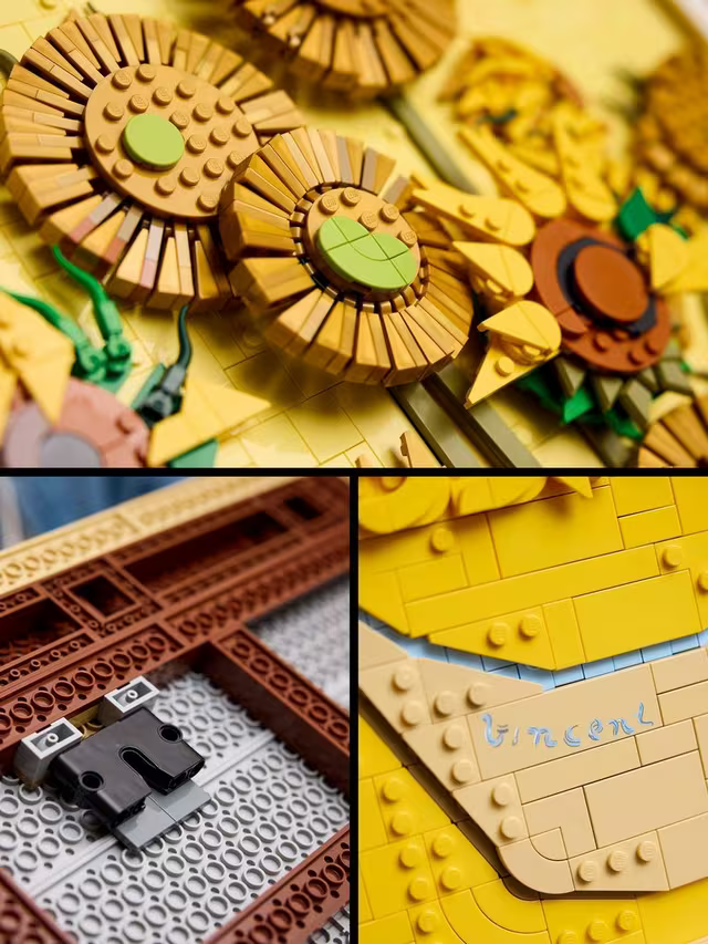 LEGO Art Vincent Van Gogh Sunflowers Building Set 31215