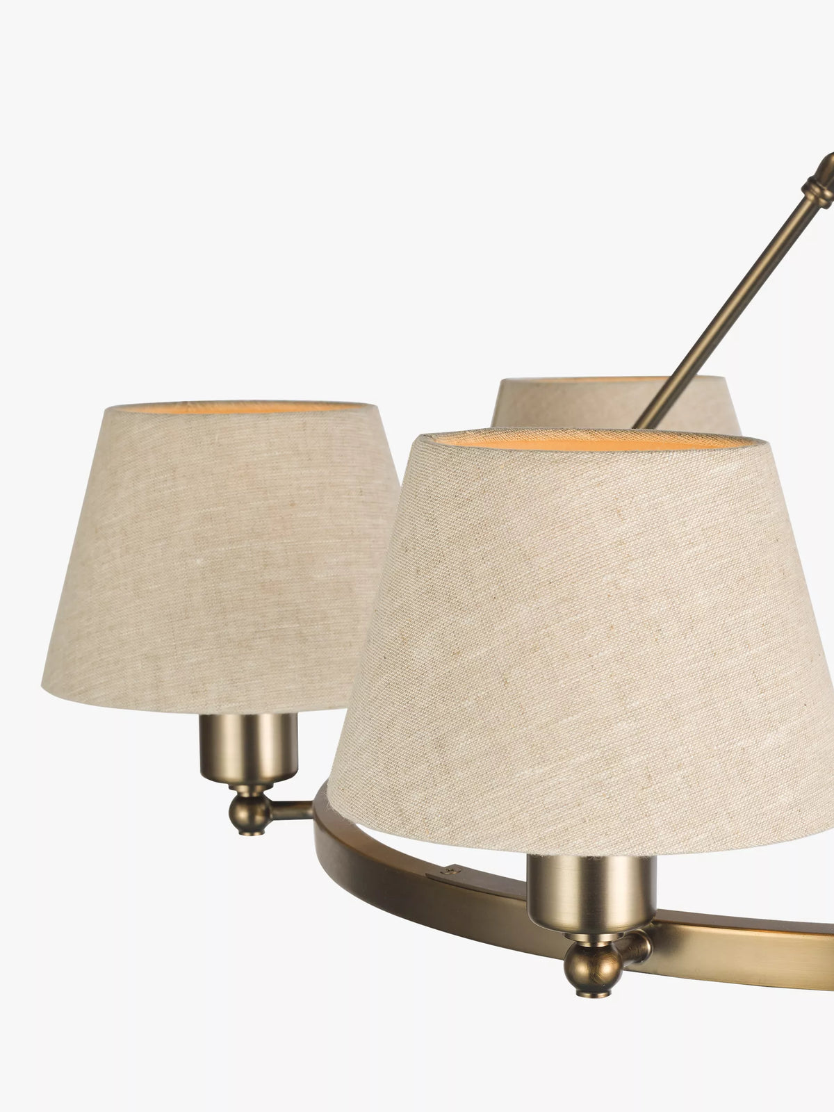 John Lewis Industrial Hoop Pendant 6 Light