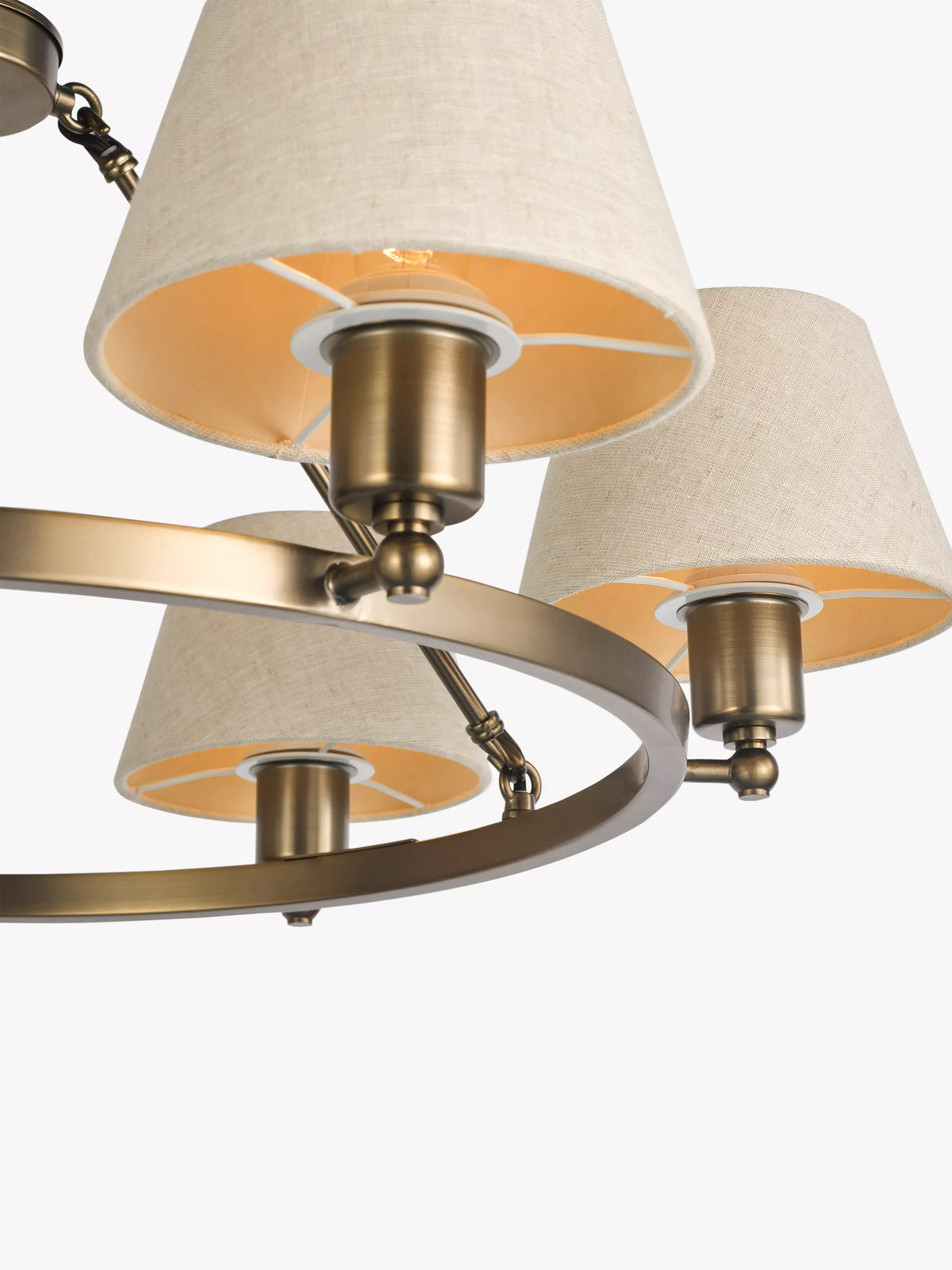 John Lewis Industrial Hoop Pendant 6 Light