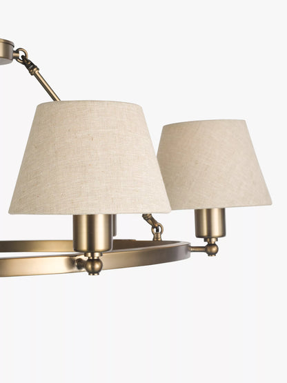 John Lewis Industrial Hoop Pendant 6 Light
