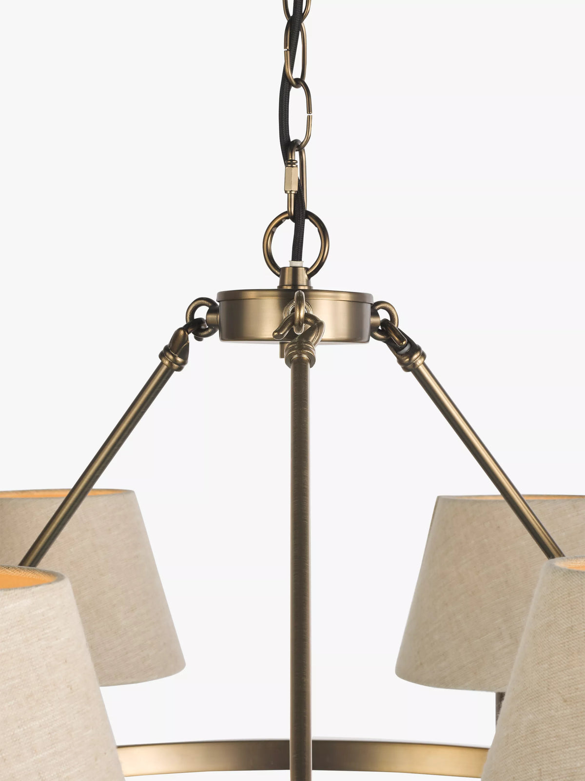 John Lewis Industrial Hoop Pendant 6 Light