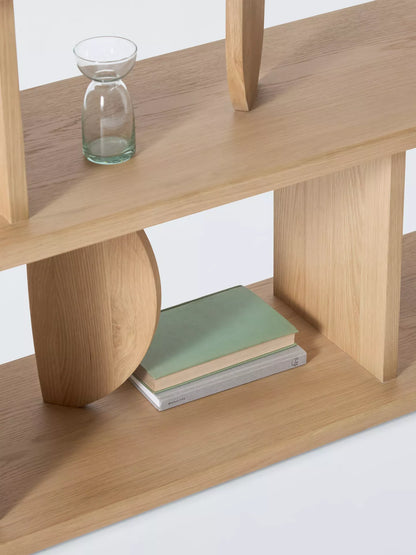 John Lewis Aura Console/Shelf Unit, Oak