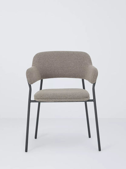 John Lewis Wise Dining Armchair, Set of 2, Taupe Kitchen