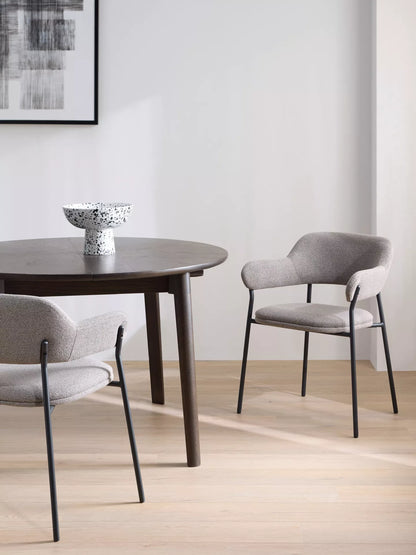 John Lewis Wise Dining Armchair, Set of 2, Taupe
