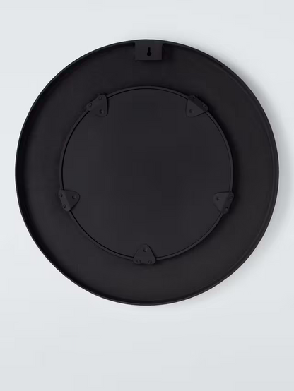 John Lewis Autumn Fusion Round Wall Mirror, 65cm, Antique Brass
