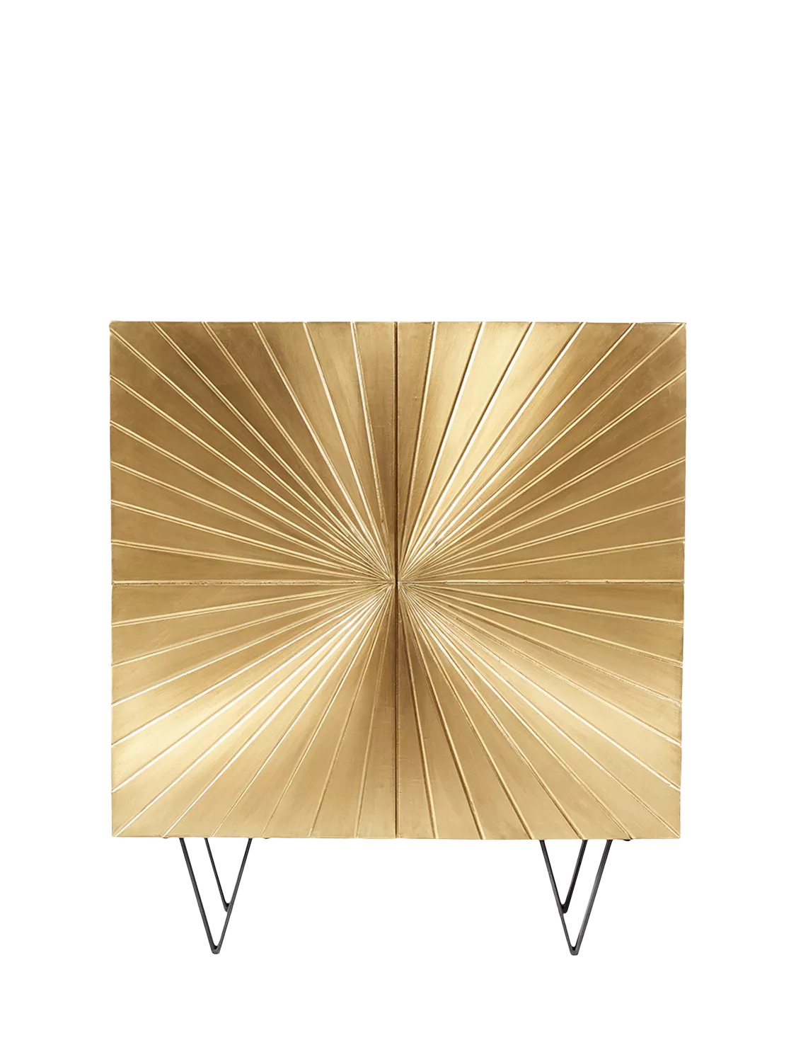 Swoon Ziggy Cabinet Brass Display Cabinet