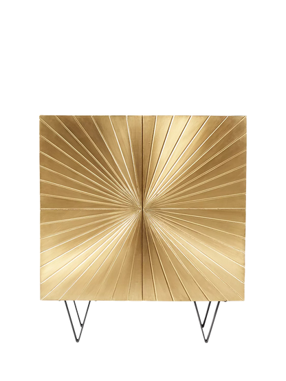 Swoon Ziggy Cabinet Brass Display Cabinet