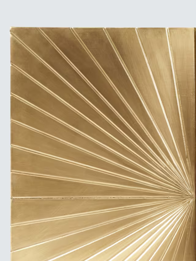 Swoon Ziggy Cabinet Brass Display Cabinet