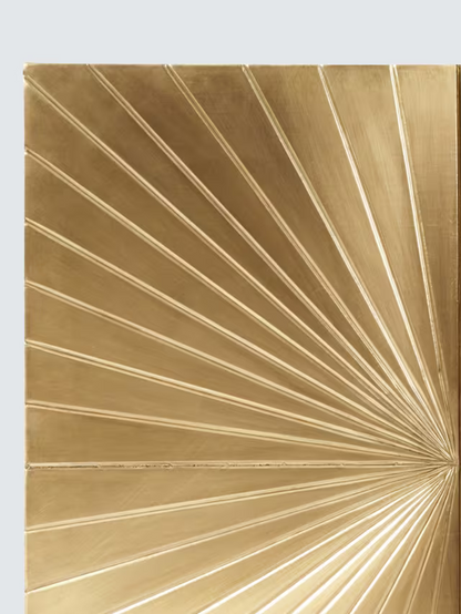 Swoon Ziggy Cabinet Brass Display Cabinet