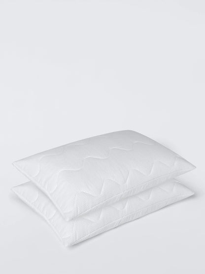 John Lewis Climate Control Quilted Pillow Protector, single